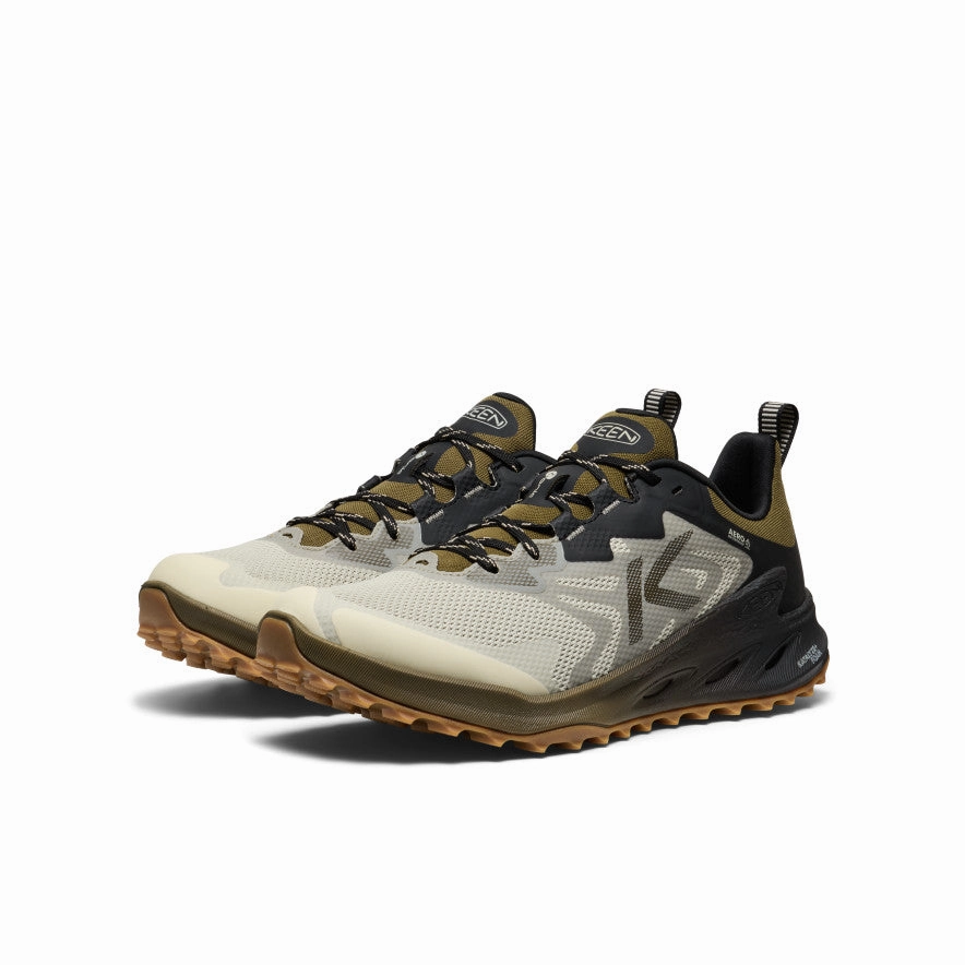 Wide Fit Option closed - toe Men's Zionic NXT Waterproof Hiking Shoe  |  Abbey Stone/Dark Olive