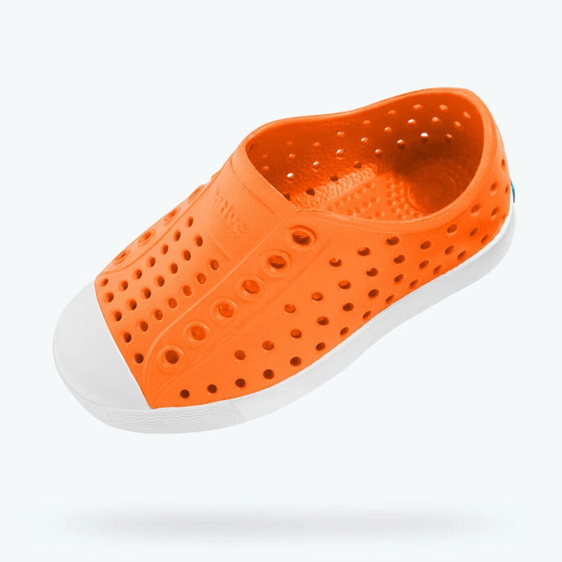 Native Kids Jefferson Sandals Shoes - City Orange / Shell White Superior ease