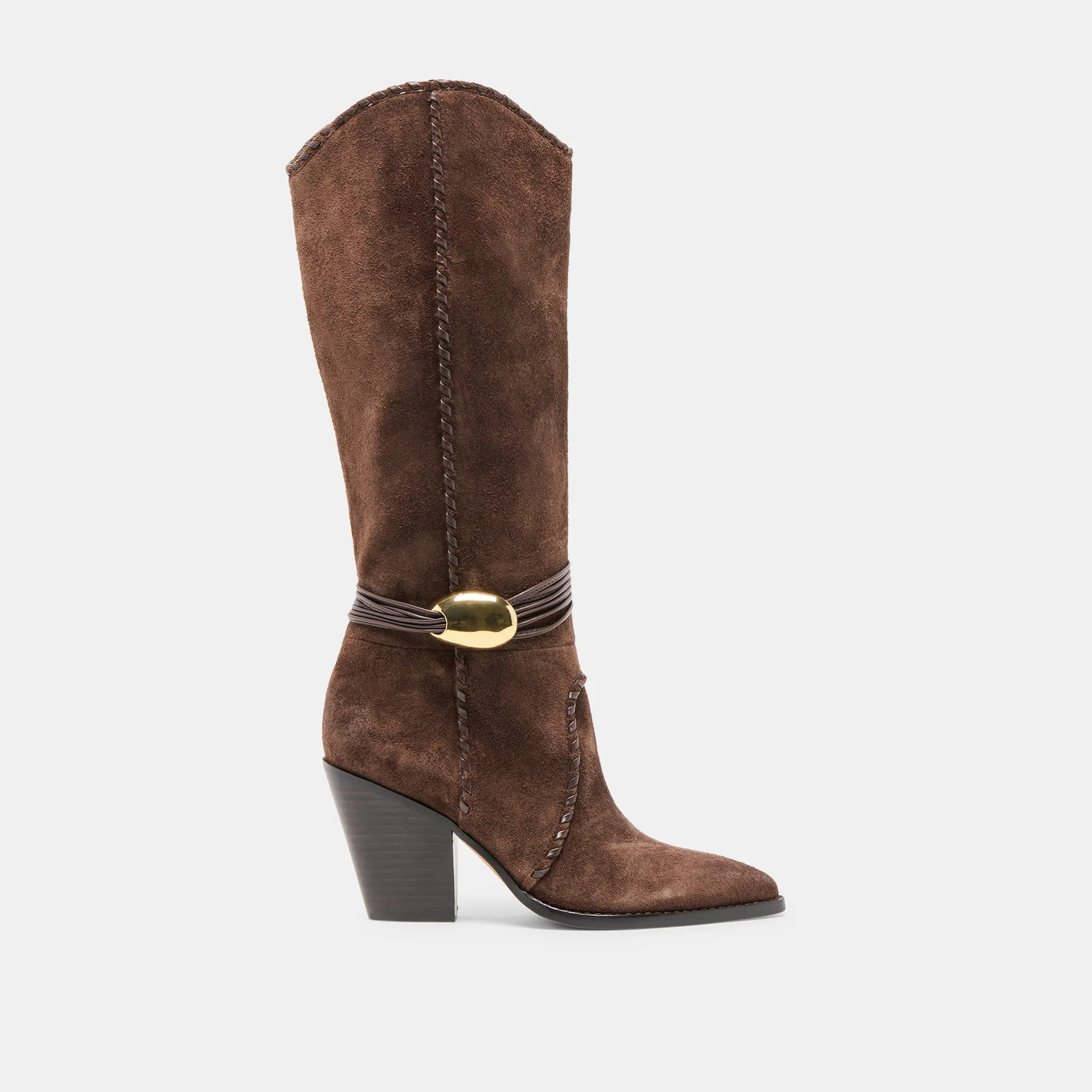 Comfortable Midfoot Sleek Shape JODY BOOTS DK BROWN SUEDE