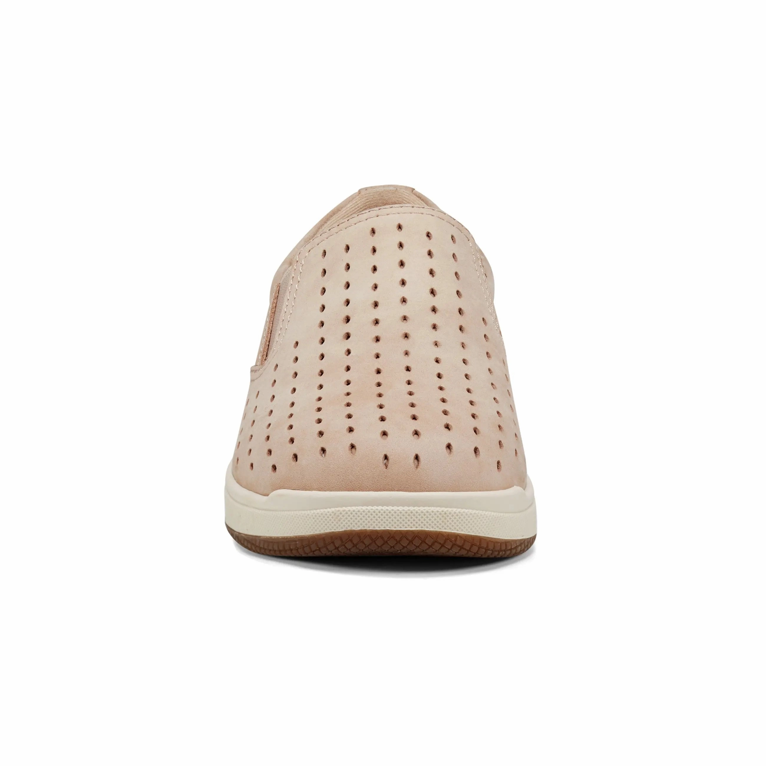 Spa Glow Gift Walk Nel Laser Cut Round Toe Casual Slip-on Sneakers