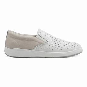Nel Laser Cut Round Toe Casual Slip-on Sneakers Functional Fit
