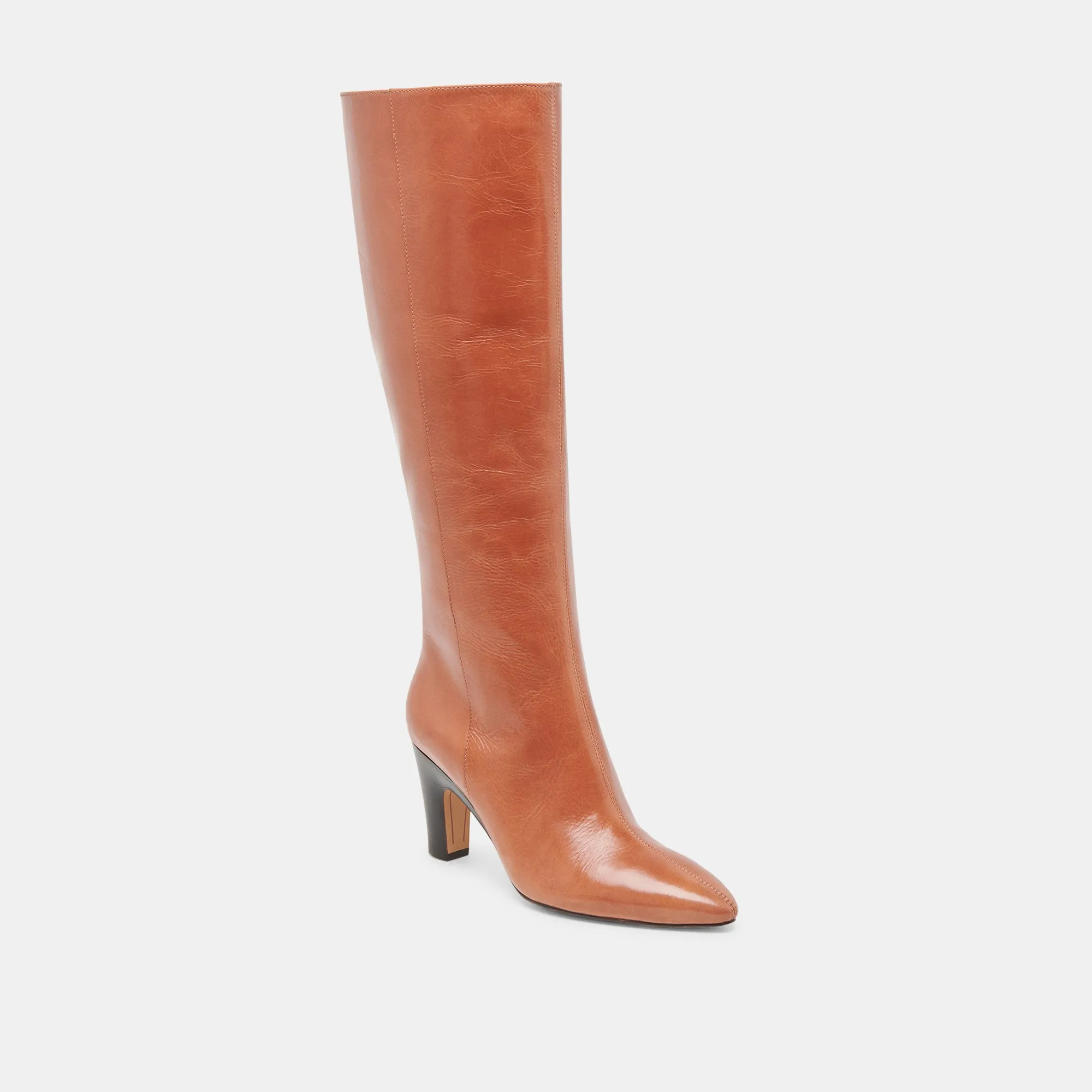 NELAS BOOTS COGNAC LEATHER Comfortable Midfoot
