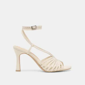 NIVANA HEELS OFF WHITE CRINKLE PATENT Urban Stylewear