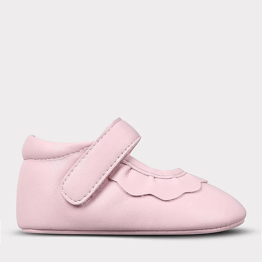 Amina Girls Hook & Loop Crib Shoe Comfortable fit