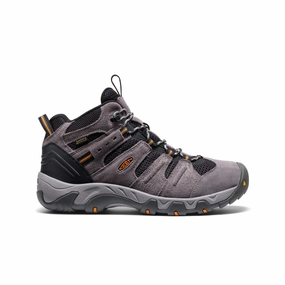 Men's Headout Waterproof Hiking Boot  |  Magnet/Orange Pepper hiking adventure