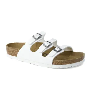 Birkenstock Florida Slide Sandal (Women) - White Birko-Flor Versatile Looks