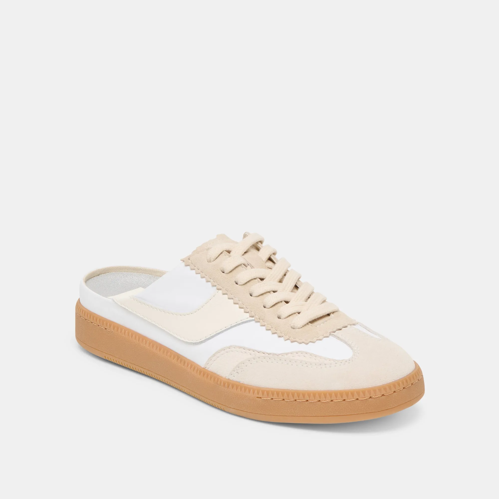 Non Marking Outsole NOTICE SLIDE SNEAKERS IVORY MULTI SUEDE Insulated Cold Weather Commuter Mountain Climbing