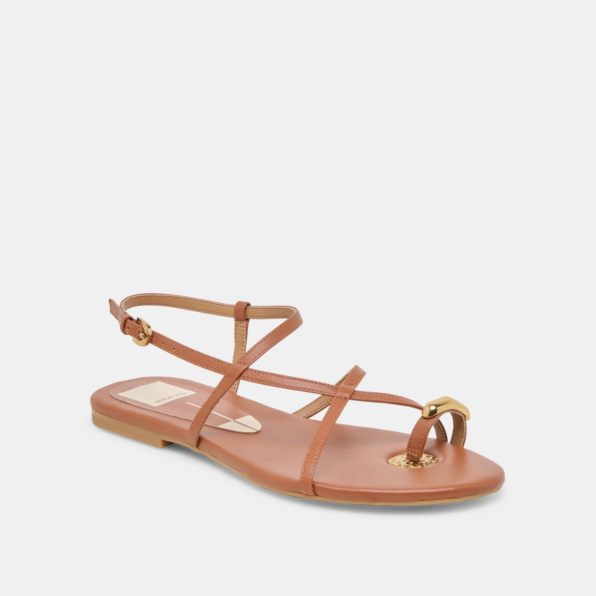 arch - support Friction Reduction Lining KESHA SANDALS COGNAC LEATHER