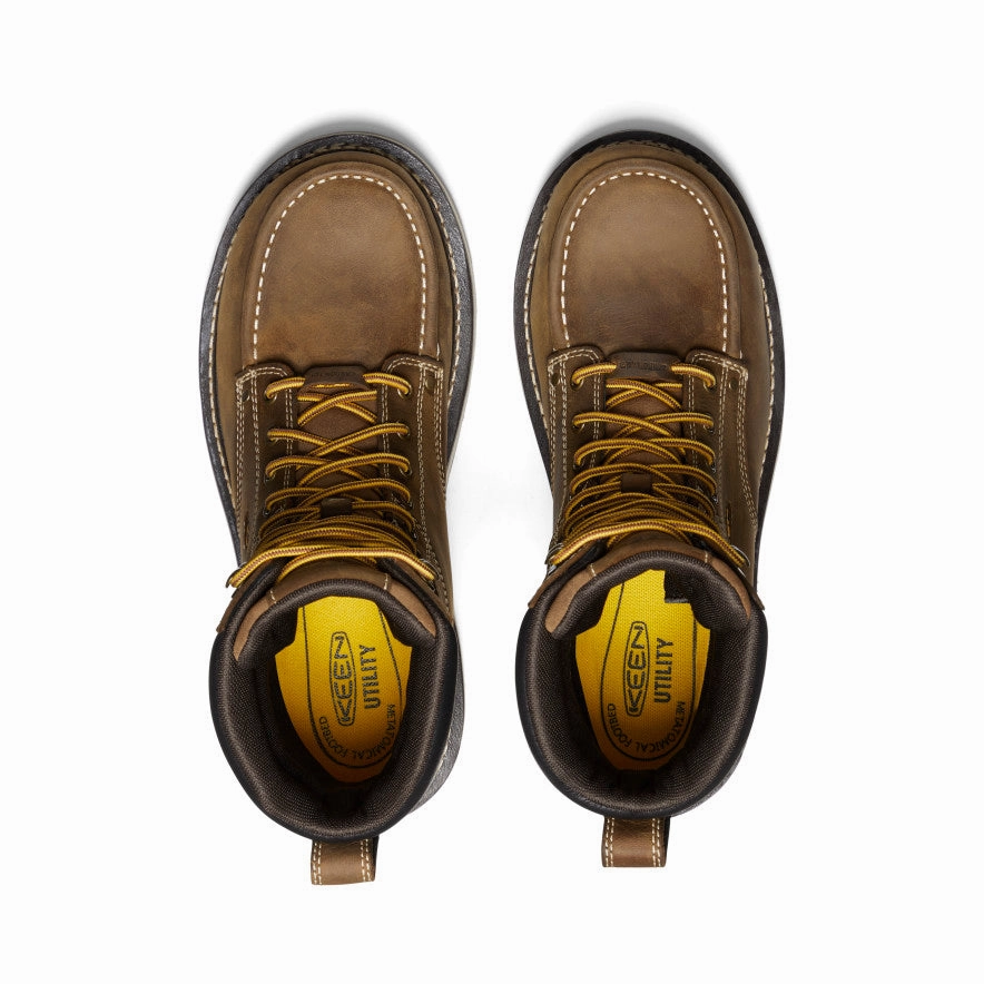 Extreme Durability Waterproof City Walking Men's Cincinnati 8" Waterproof 90?? Heel Boot (Carbon Toe)  |  Belgian/Sandshell