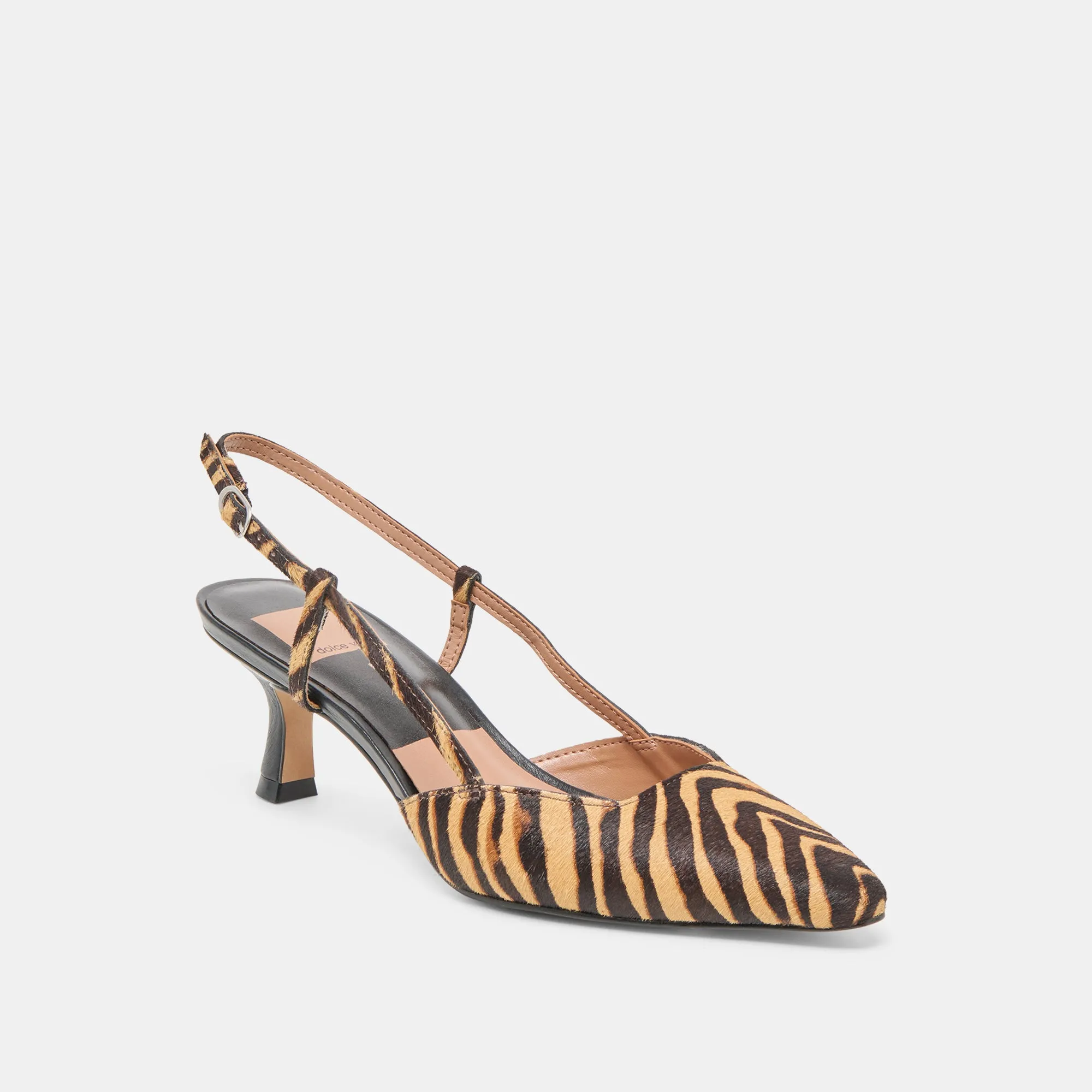 ODELA HEELS TIGER CALF HAIR Anti slip surface