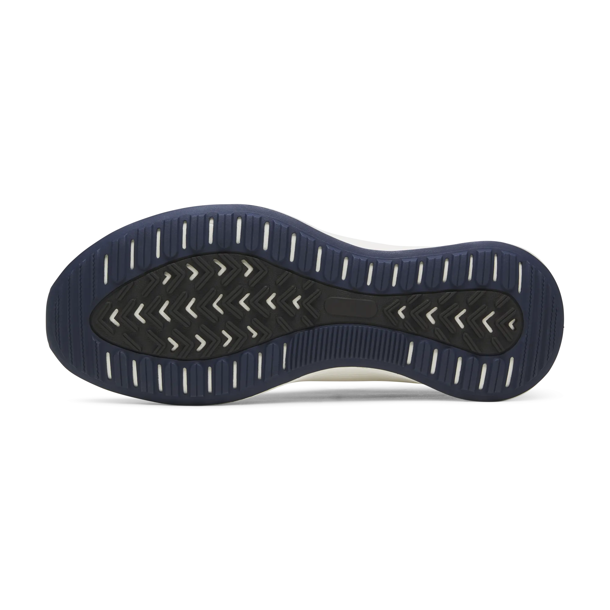 Outsole Traction Elastic Lace Closure Men's Tree Runner Go - Utility - Blizzard/Deep Navy (Natural White Sole)