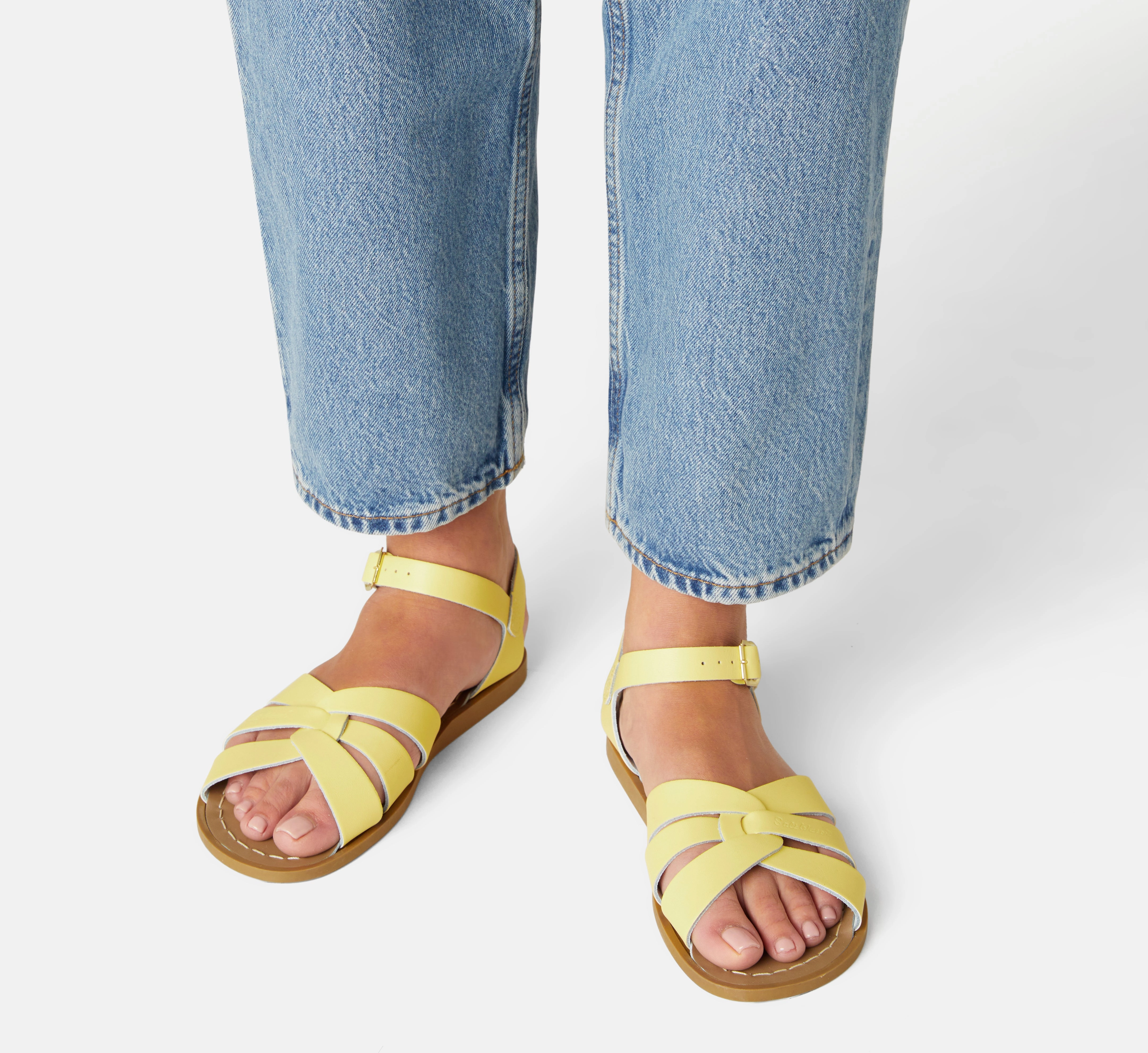 Original Butter Yellow Womens Sandal Open Toe Stylish Footwear