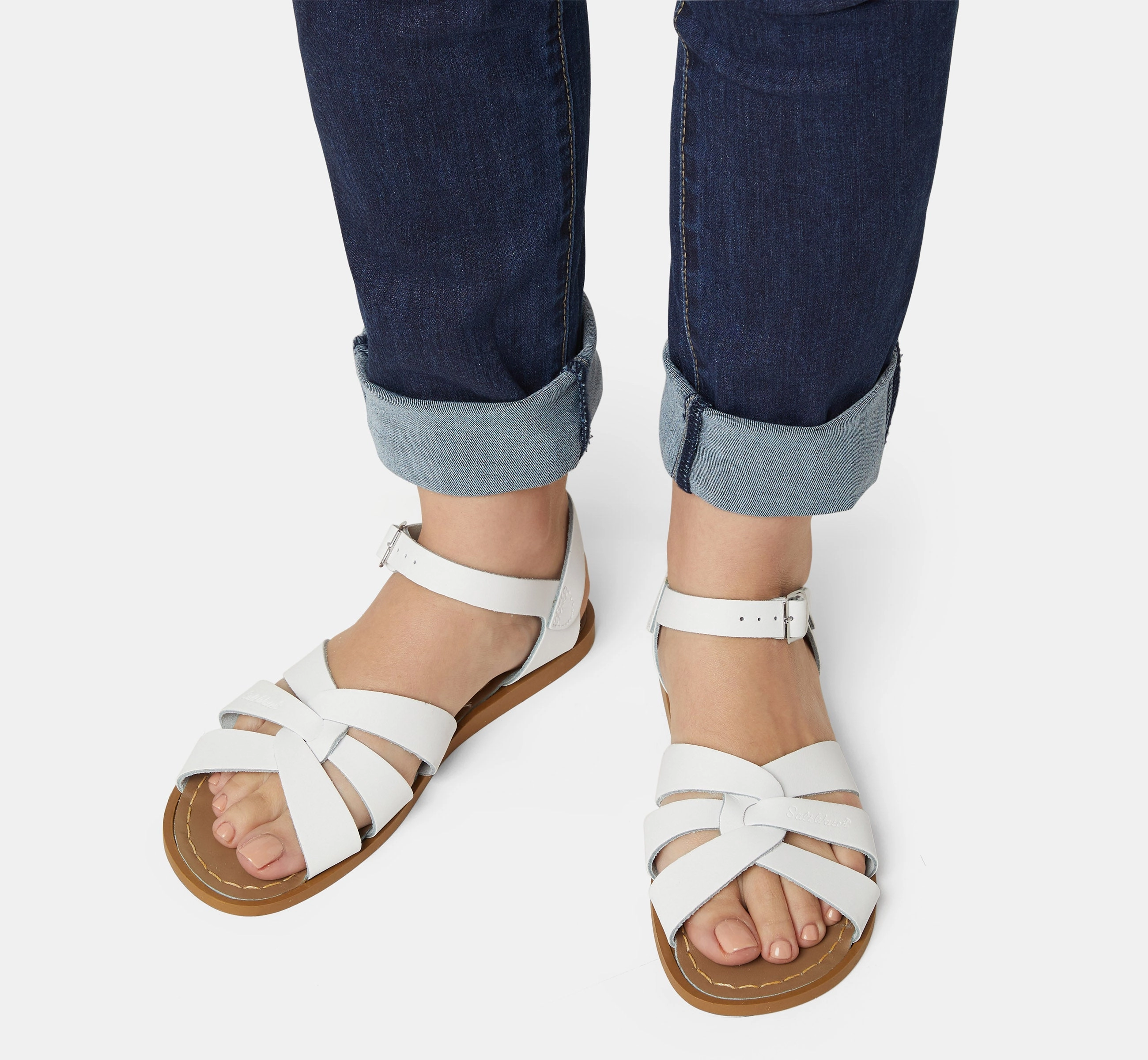 Smart Look Original White Womens Sandal