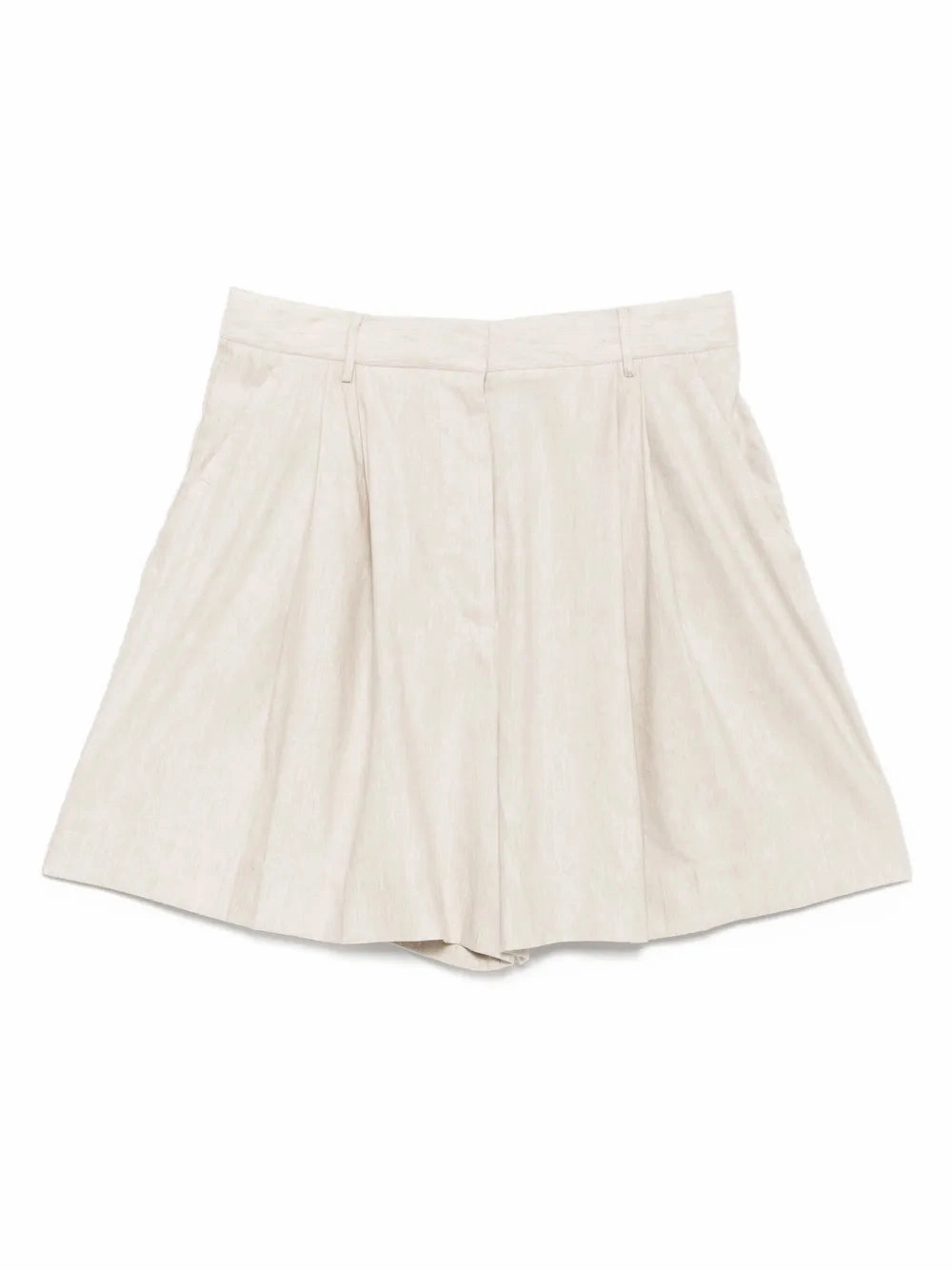 Cruz Linen Short in Natural yoga clothes