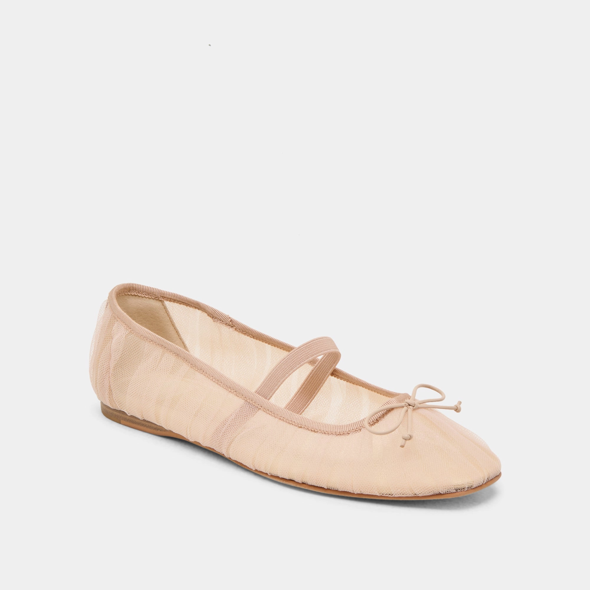 RAEVEN BALLET FLATS PRALINE TULLE Skin Safe Fashion Statement