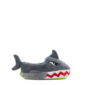 Boys' Shark Slipper- Gray 24378676 most travel
