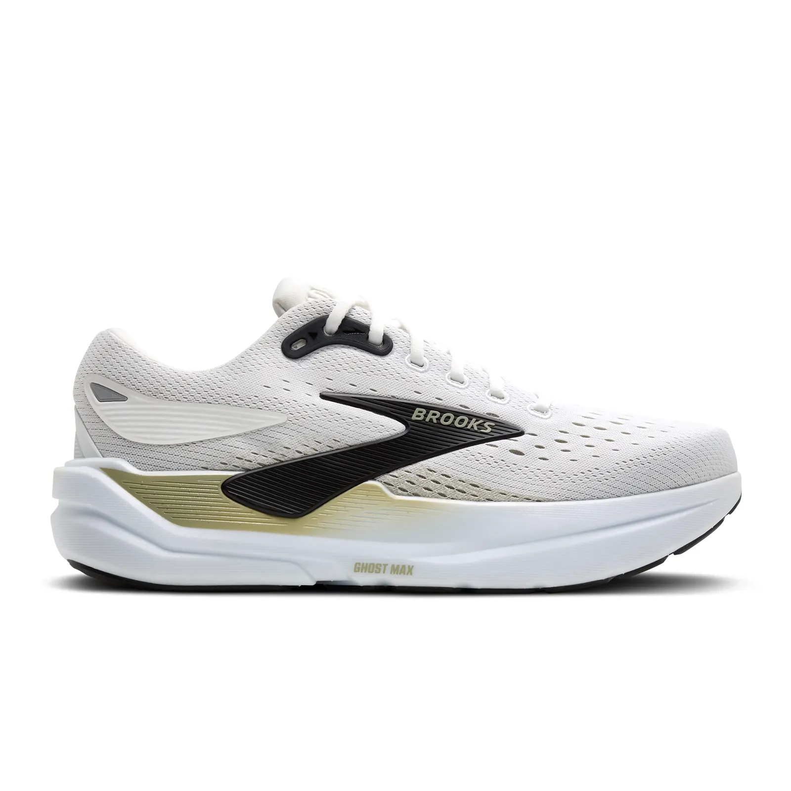 Deep Freeze Brooks Ghost Max 3 Running Shoe (Men) - Bright White/Tea/Black