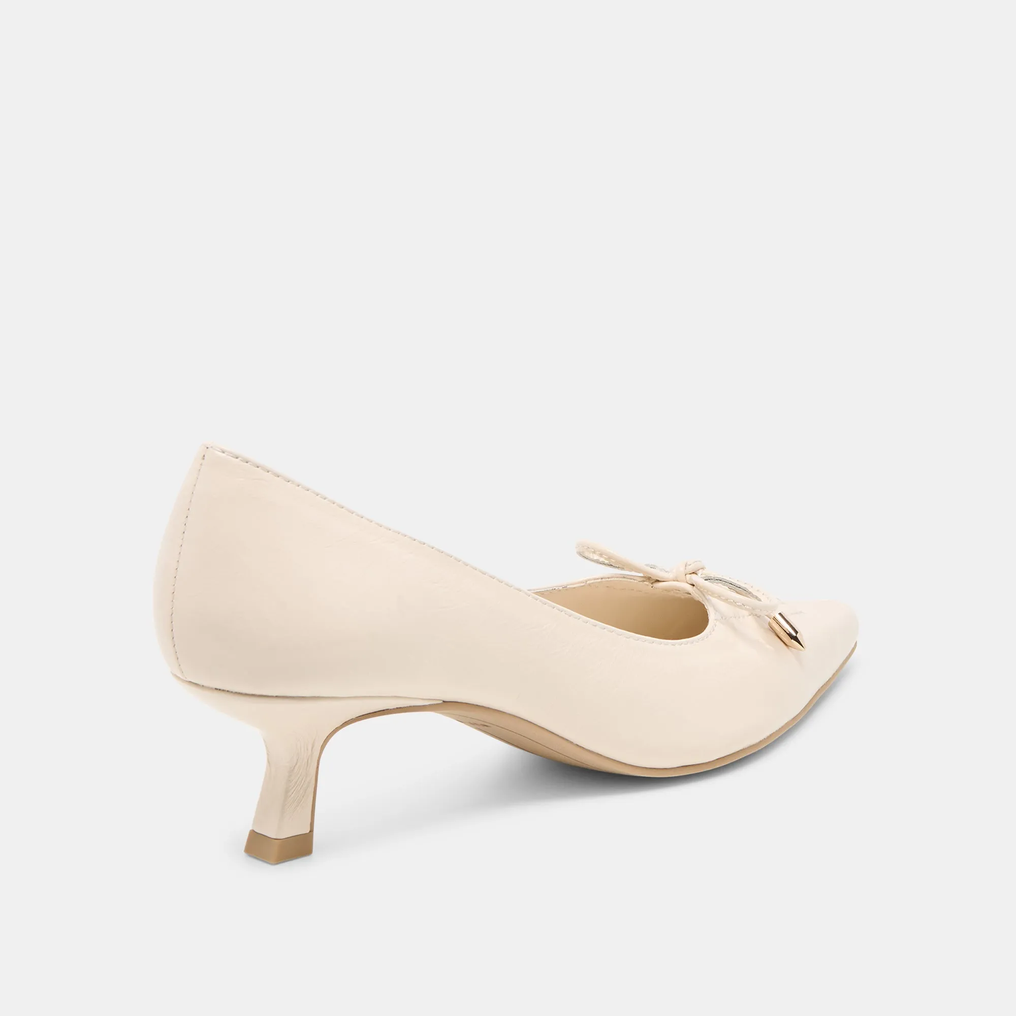 CLARIE HEELS BONE CRINKLE PATENT LEATHER Phylon Midsole Eco Wear