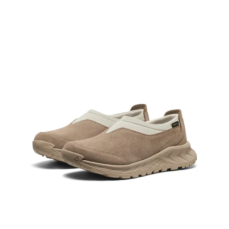Flex Comfort Women's TTS Moc Waterproof Sneaker  |  Brindle/Silver Birch