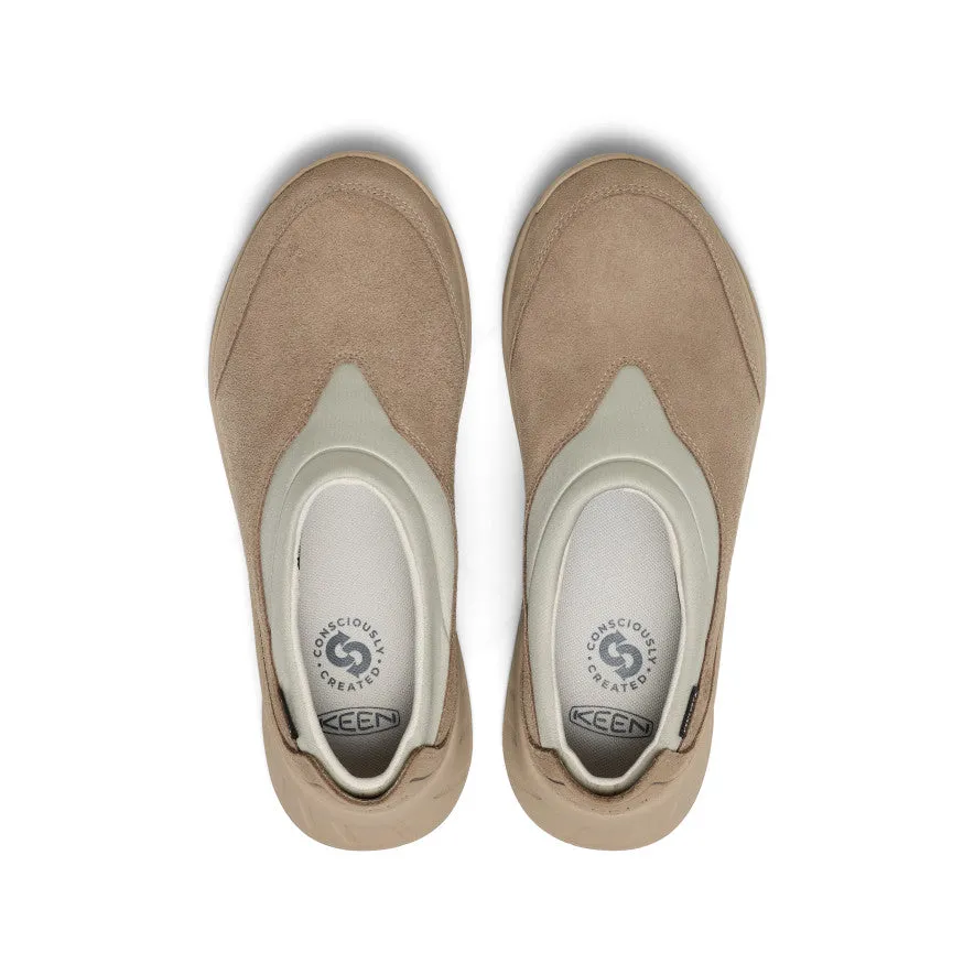 Quick Relax Narrow Fit Women's TTS Moc Waterproof Sneaker  |  Brindle/Silver Birch