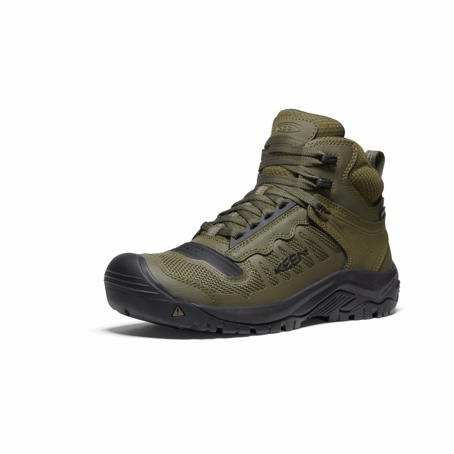 Ultimate Style Men's Reno Waterproof Mid (Soft Toe)  |  Dark Olive/Black