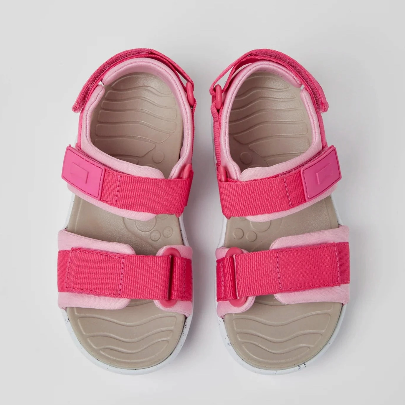 Camper Kids WOUS Pink Sandals Tensile Fiber Upper