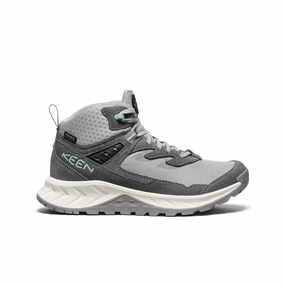 Mixed Textures Trail Support Women's Hightrail Waterproof Hiking Boot  |  Alloy/Lichen