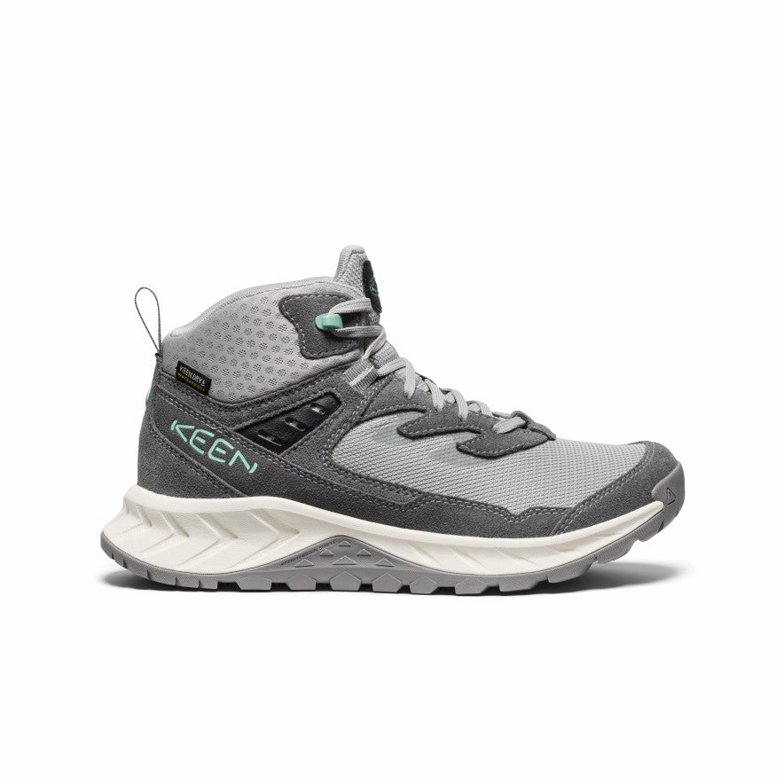 Mixed Textures Trail Support Women's Hightrail Waterproof Hiking Boot  |  Alloy/Lichen