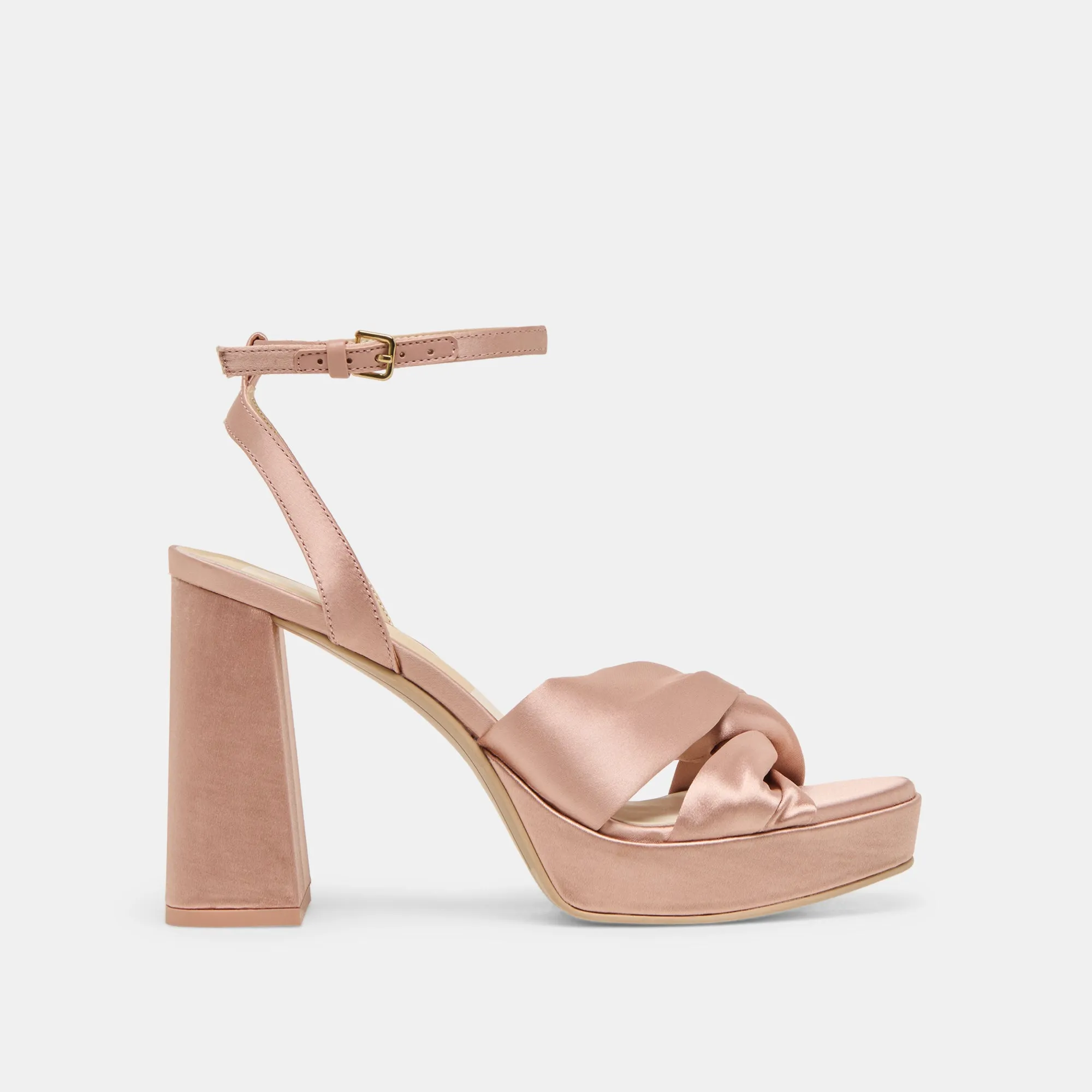 PARLO HEELS BLUSH SATIN Total Support