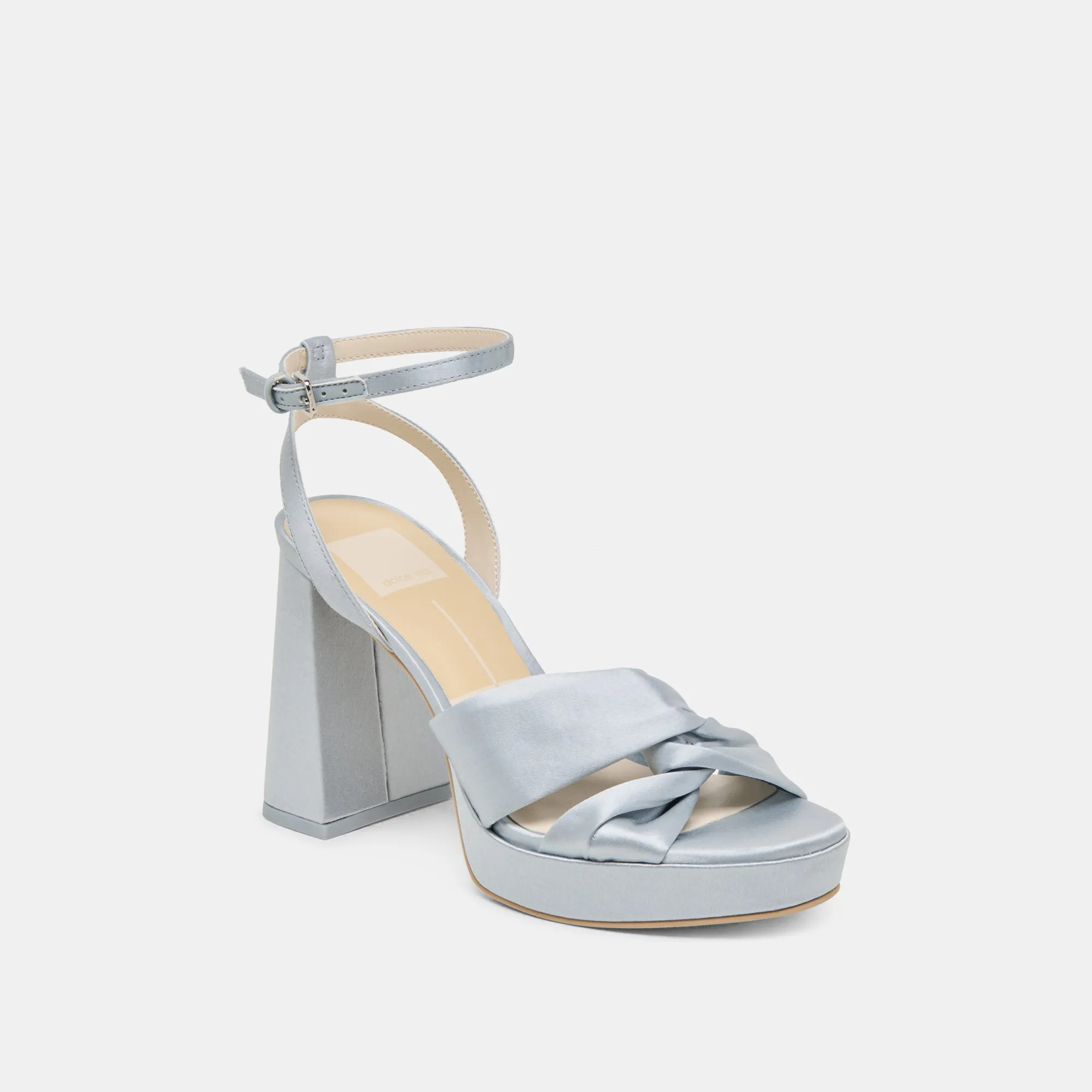 PARLO HEELS LIGHT BLUE SATIN VersatileUse