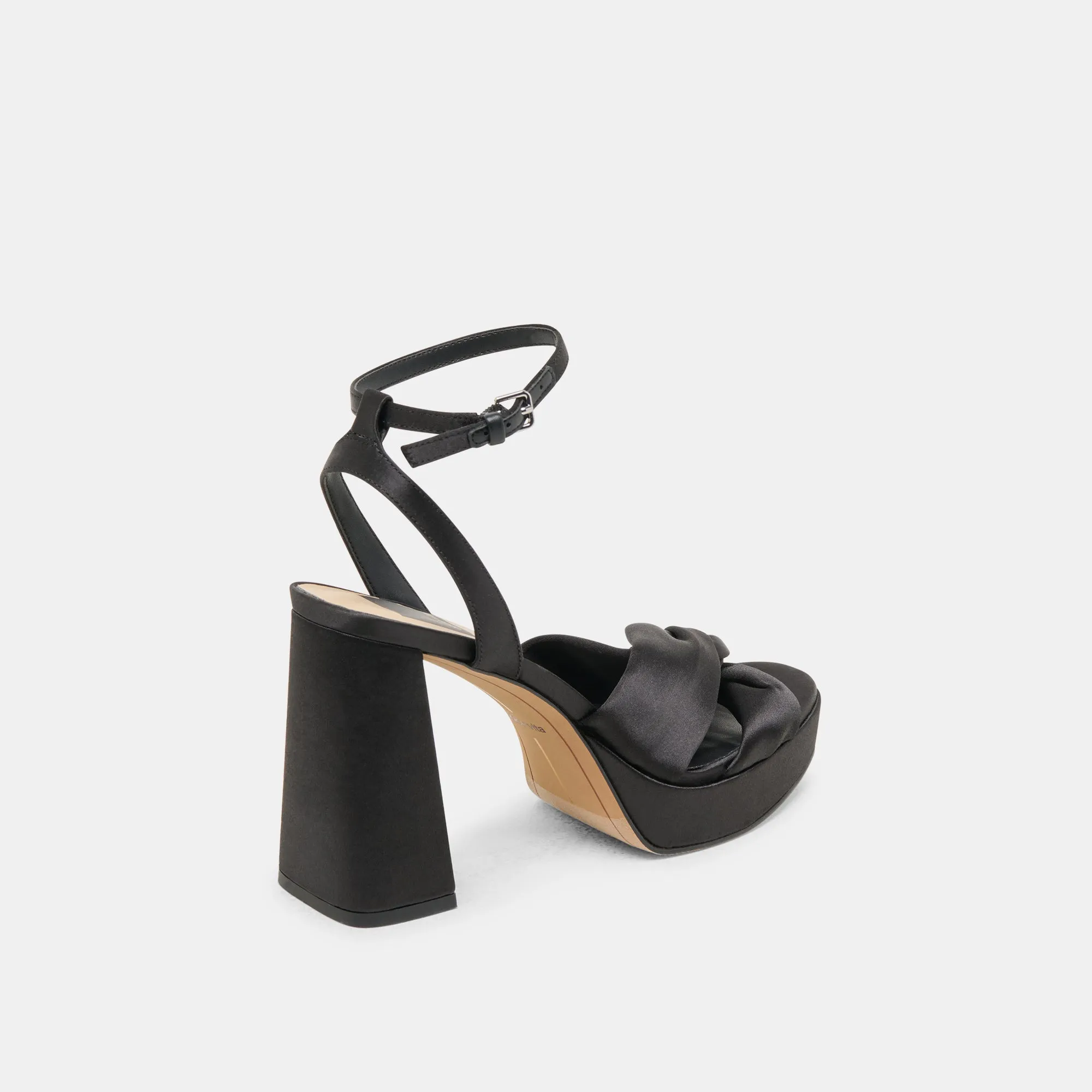 Daily Travel Breath Zone PARLO HEELS ONYX SATIN