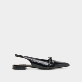 PAYGE FLATS MIDNIGHT CRINKLE PATENT Gift Guard