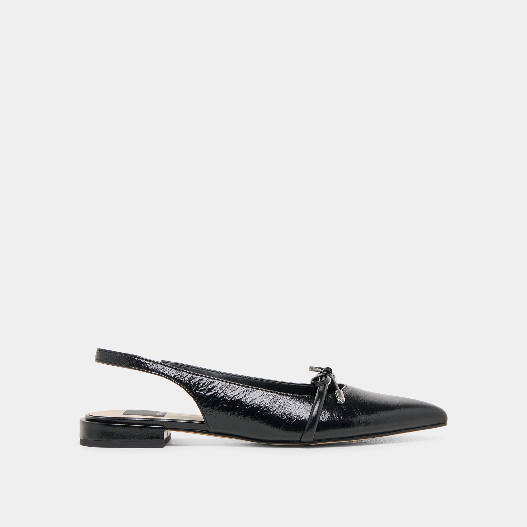 PAYGE FLATS MIDNIGHT CRINKLE PATENT Gift Guard