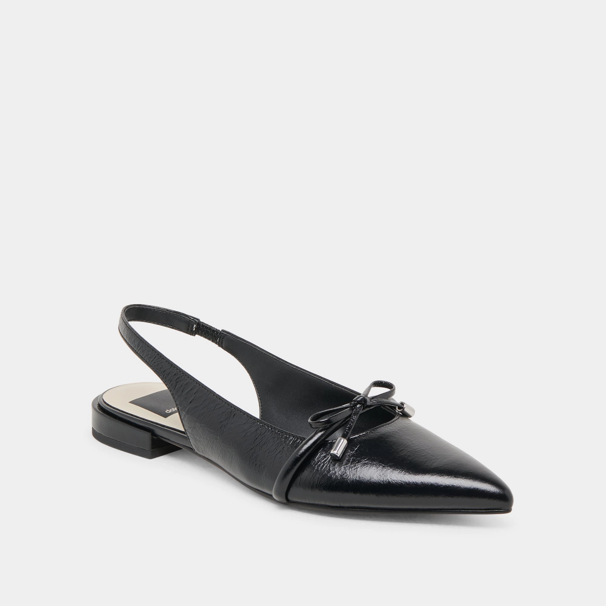 Gala Night Heroine Aura PAYGE FLATS MIDNIGHT CRINKLE PATENT