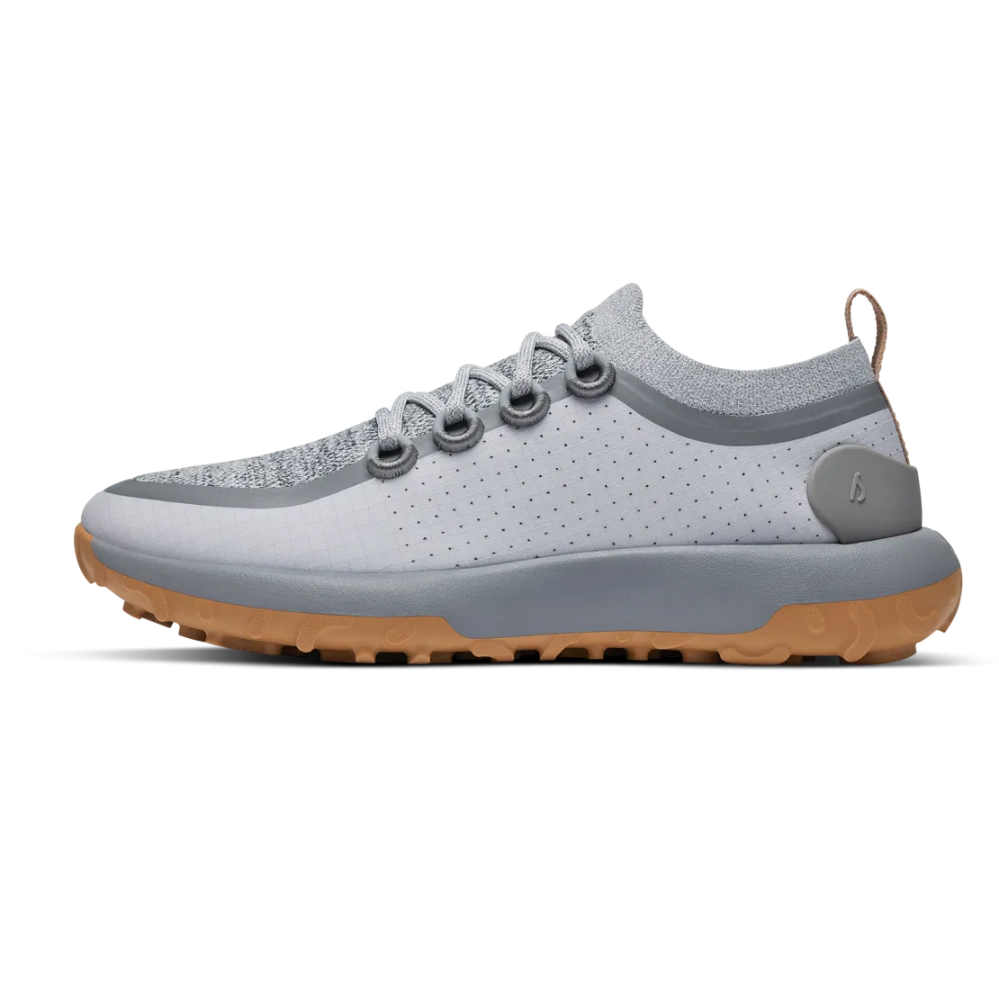 Women's Trail Runner - Medium Grey (Rugged Khaki Sole) - 1 Gel Infused Lining Muted