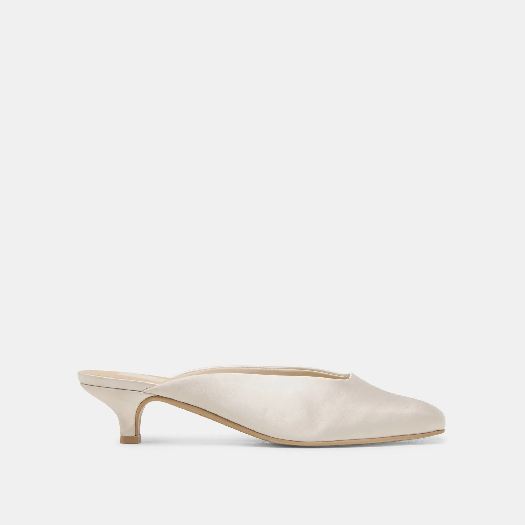 UMARA HEELS IVORY SATIN Smooth Finish Built For Speed