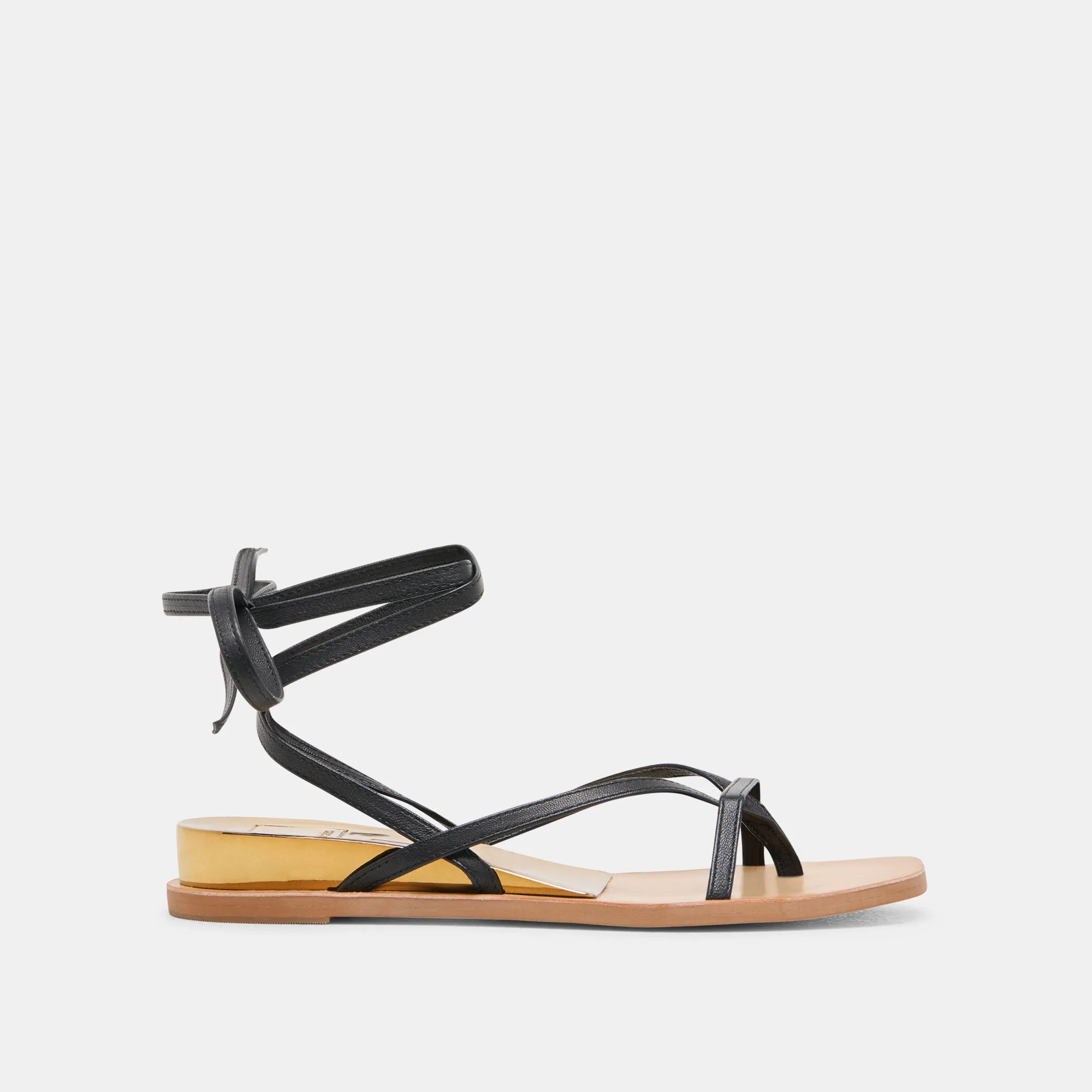 RUDIE SANDALS BLACK LEATHER All-weather chic