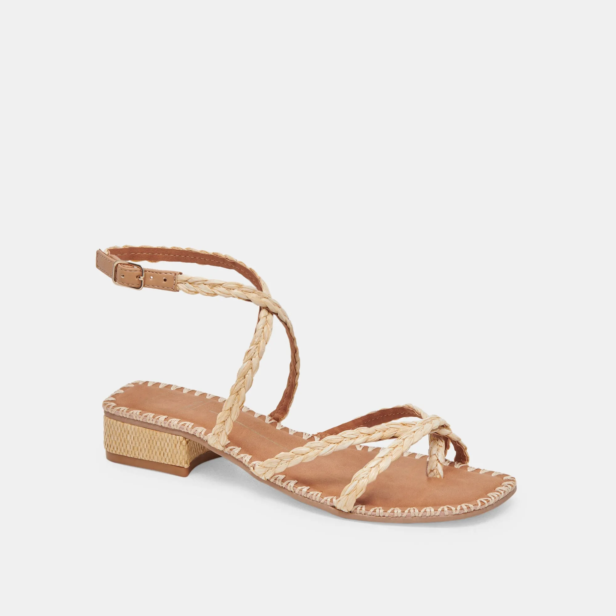 BRINN SANDALS LT NATURAL RAFFIA High Elasticity Midsole