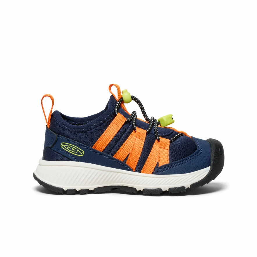 Toddlers' Motozoa Sneaker  |  Naval Academy/Bright Marigold Roomy All Day Comfort Padding