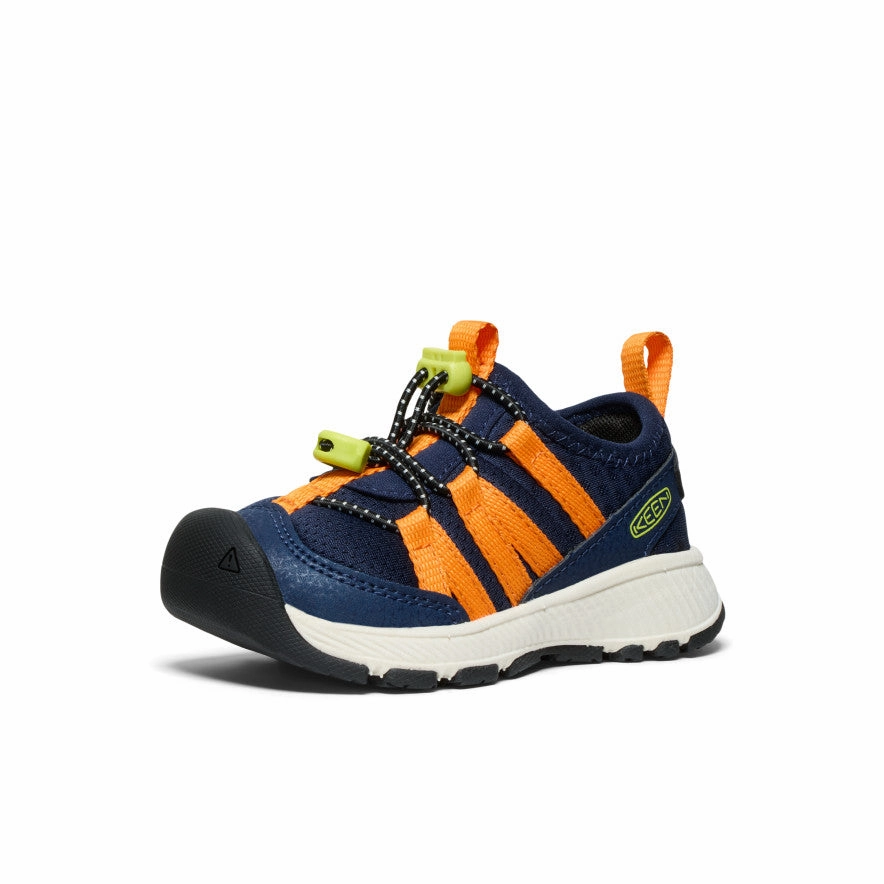 Toddlers' Motozoa Sneaker  |  Naval Academy/Bright Marigold Anti Slip Outsole Antimicrobial
