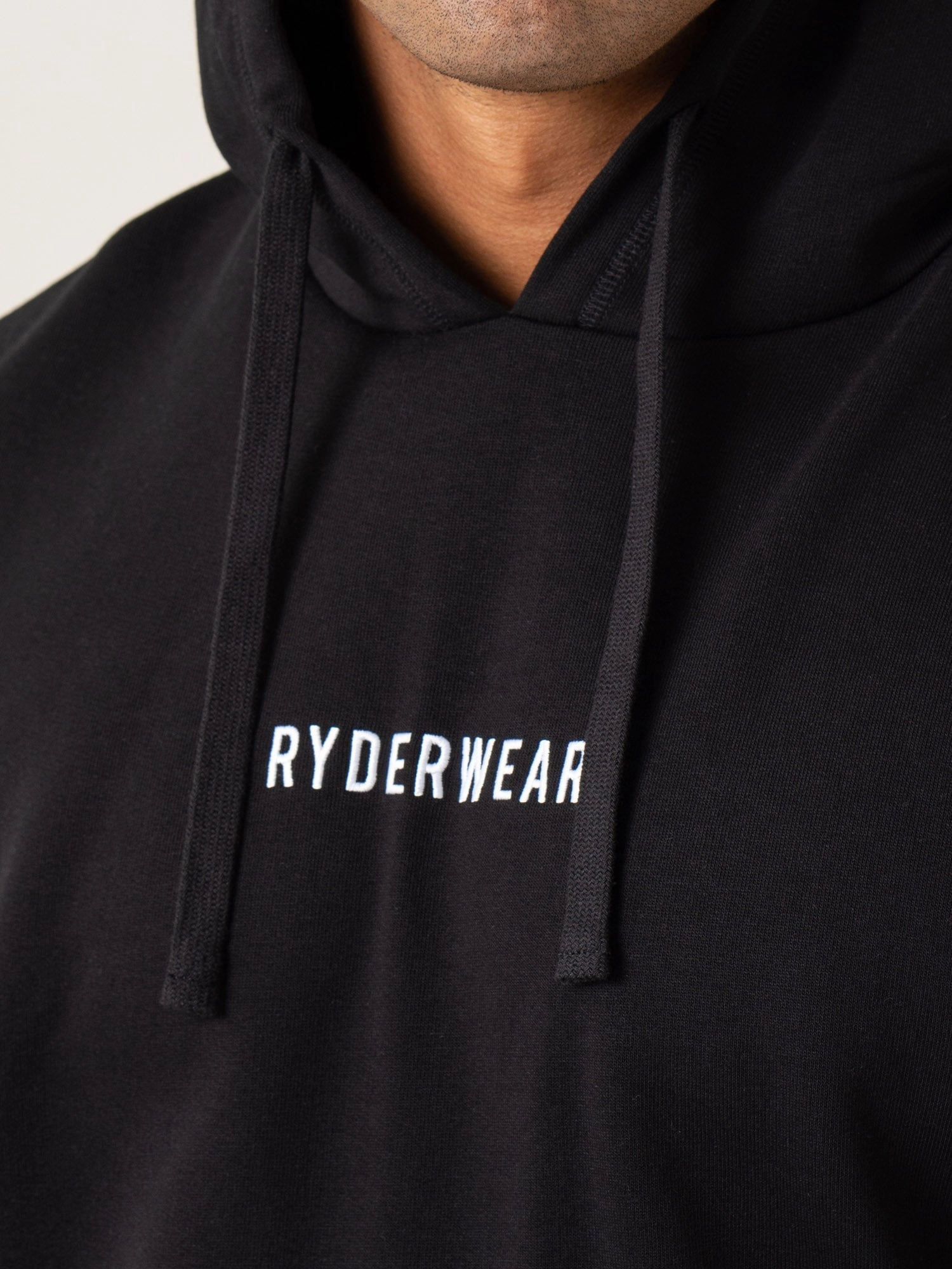 Breathable Lining Pursuit Fleece Sleeveless Hoodie - Black