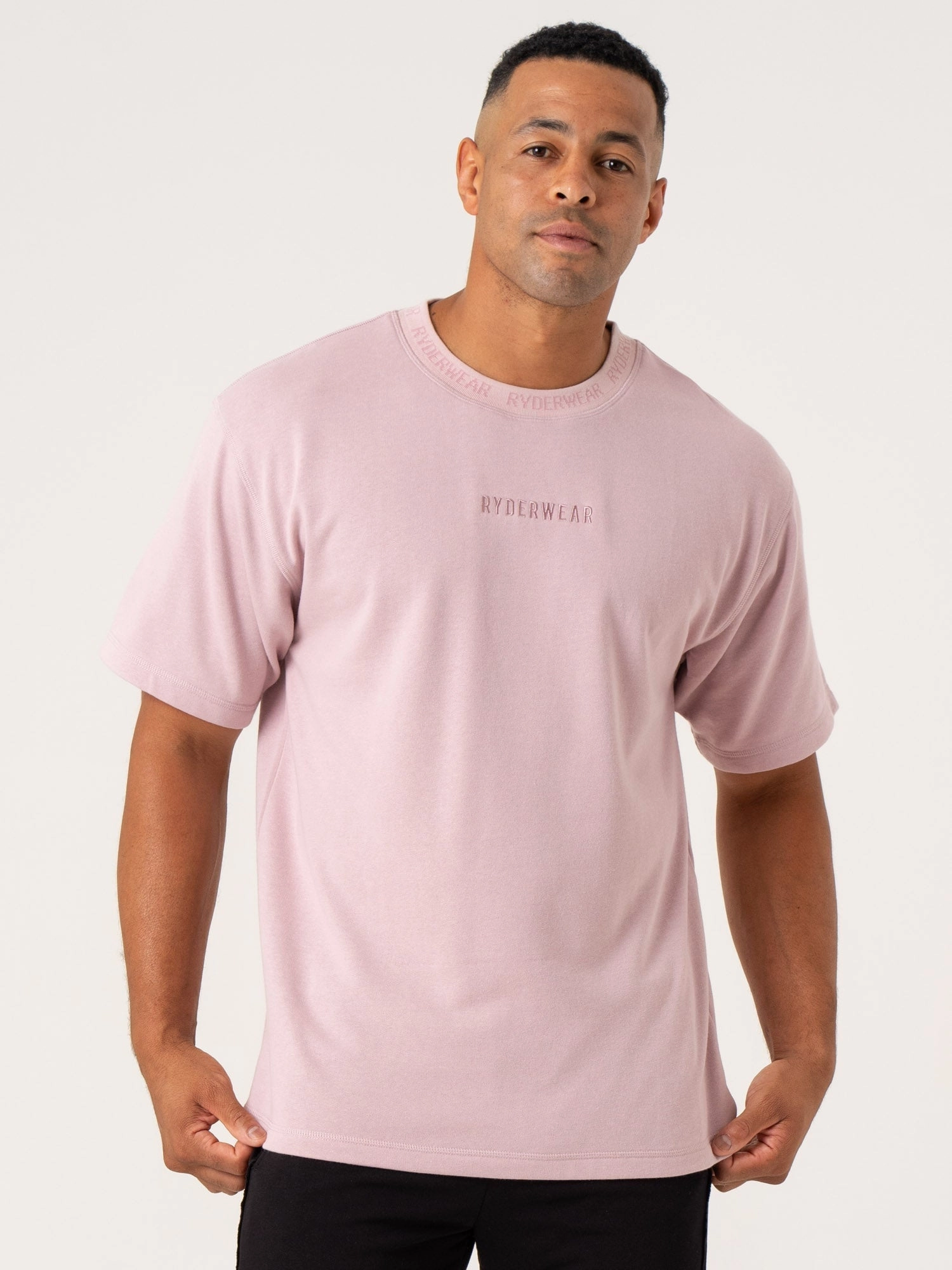 Pursuit Fleece T-Shirt - Cinder Dynamic Glow Dense Fit