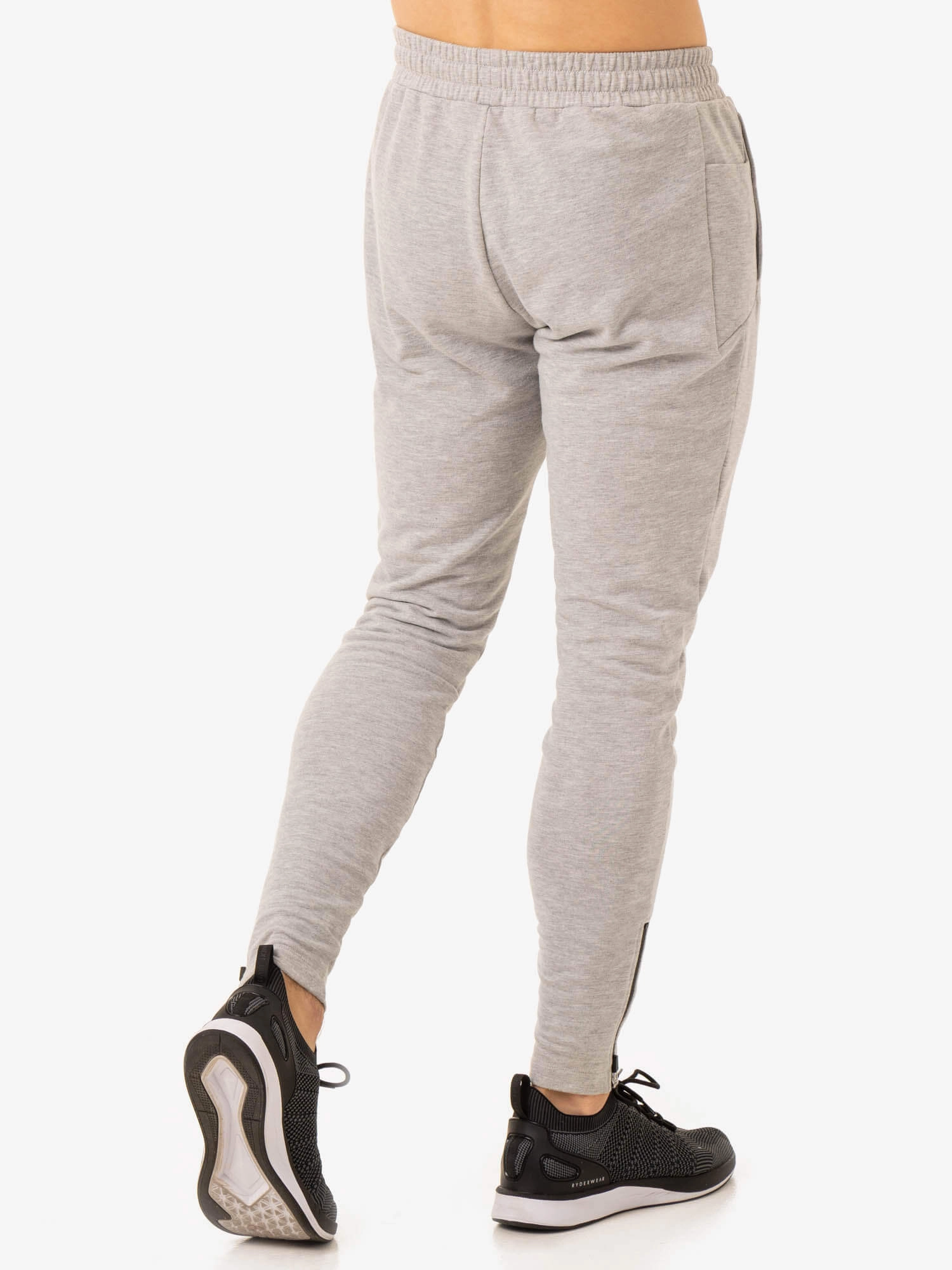 QuickDryDesign Pursuit Track Pants - Light Grey Marl