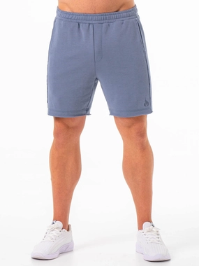 Pursuit Track Shorts - Denim Blue Antibacterial lining Cold Weather Wear