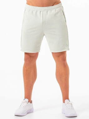 Pursuit Track Shorts - Spearmint Glitter Glow MicroPerforatedTexture