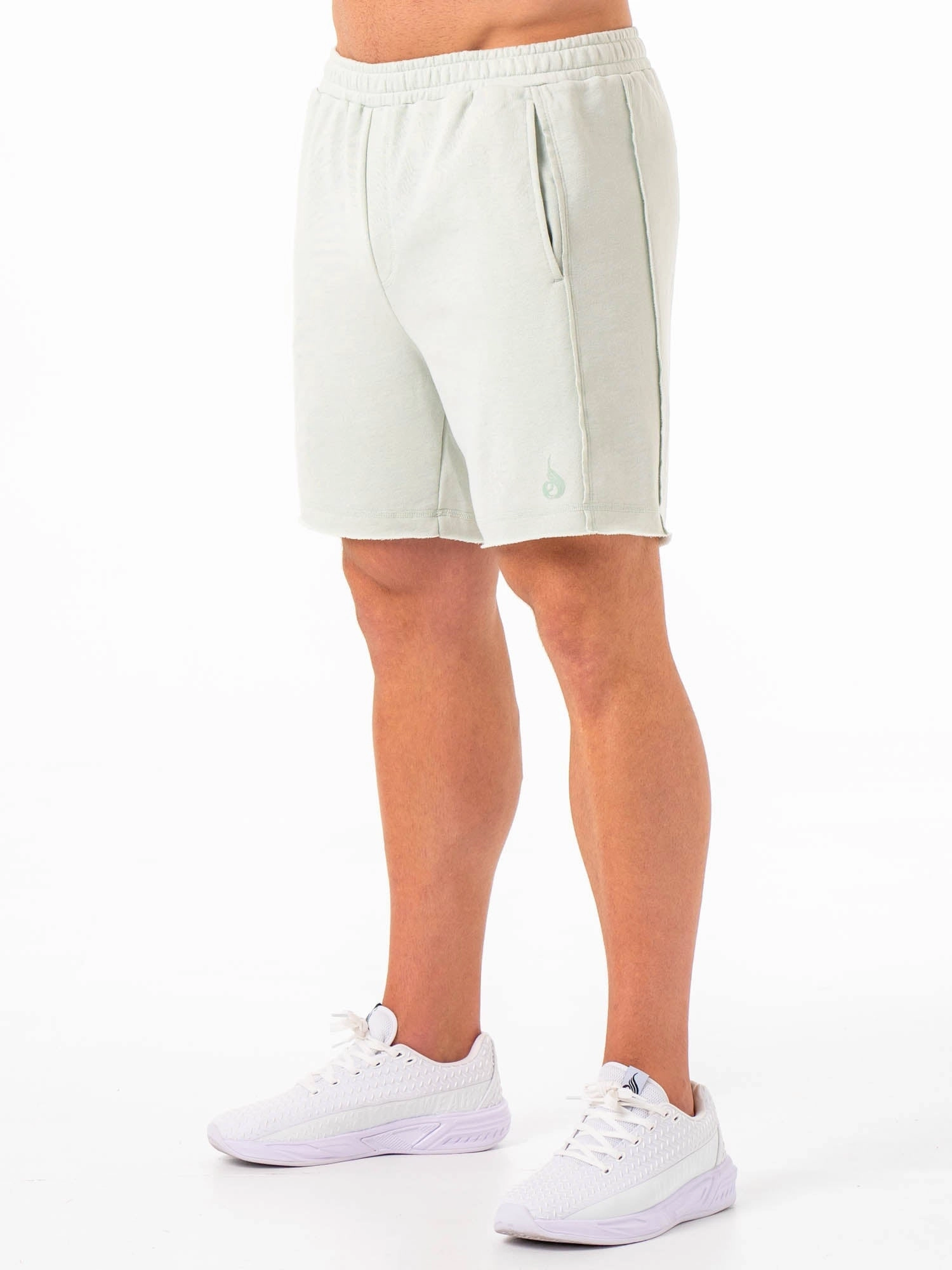 Pursuit Track Shorts - Spearmint Stretchable Material