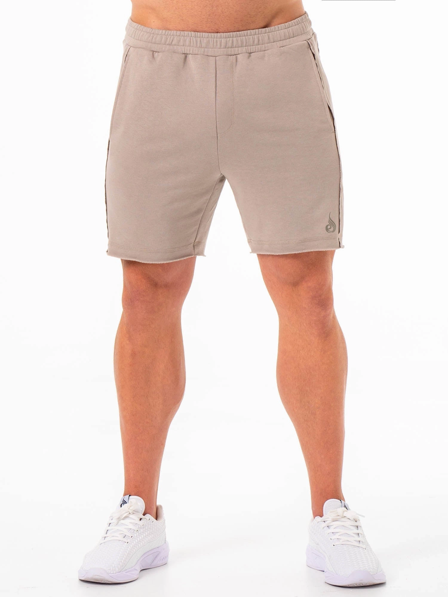 Pursuit Track Shorts - Taupe Cozy Vibe sporty wear