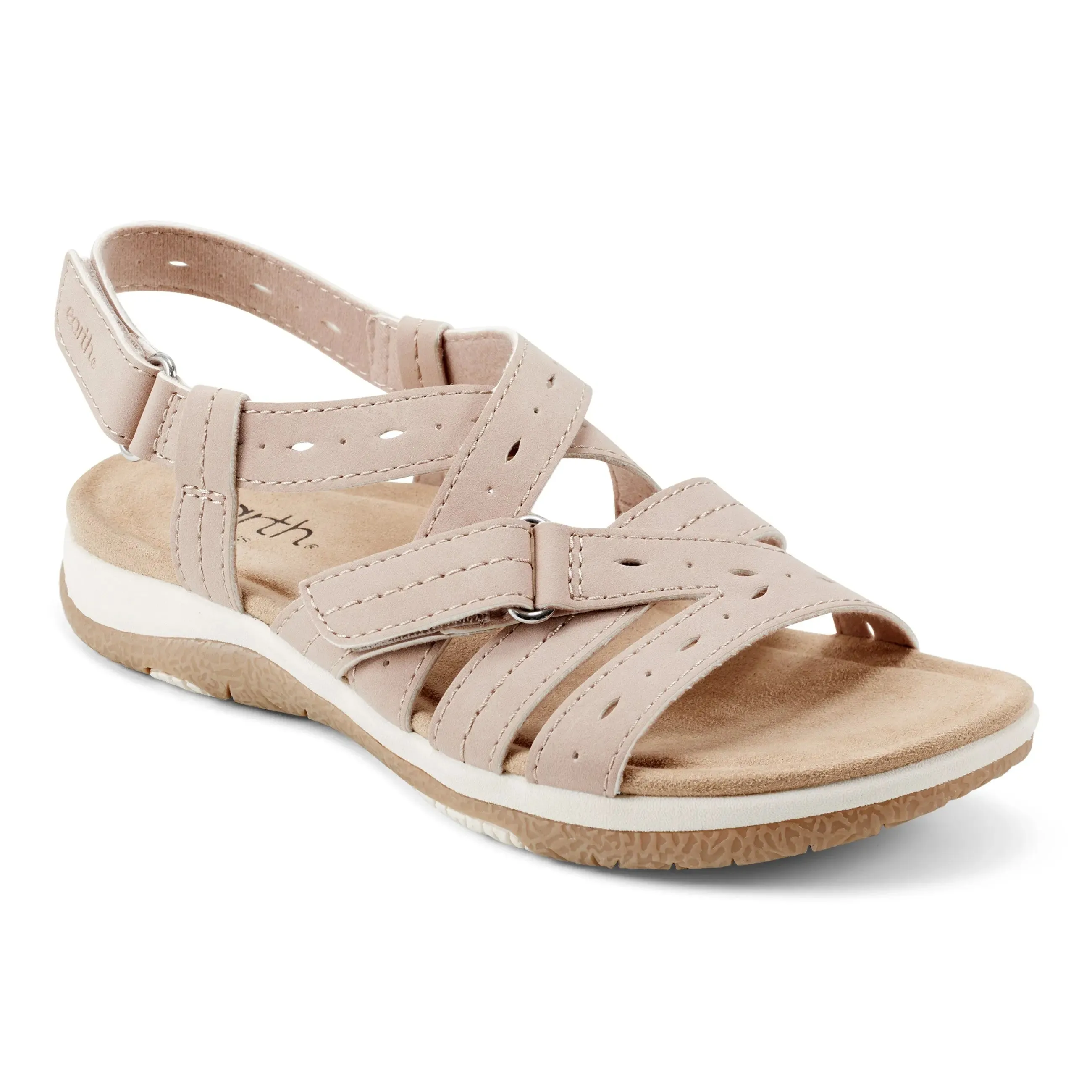 Eco - friendly professional-grade Samsin Round Toe Strappy Casual Flat Sandals