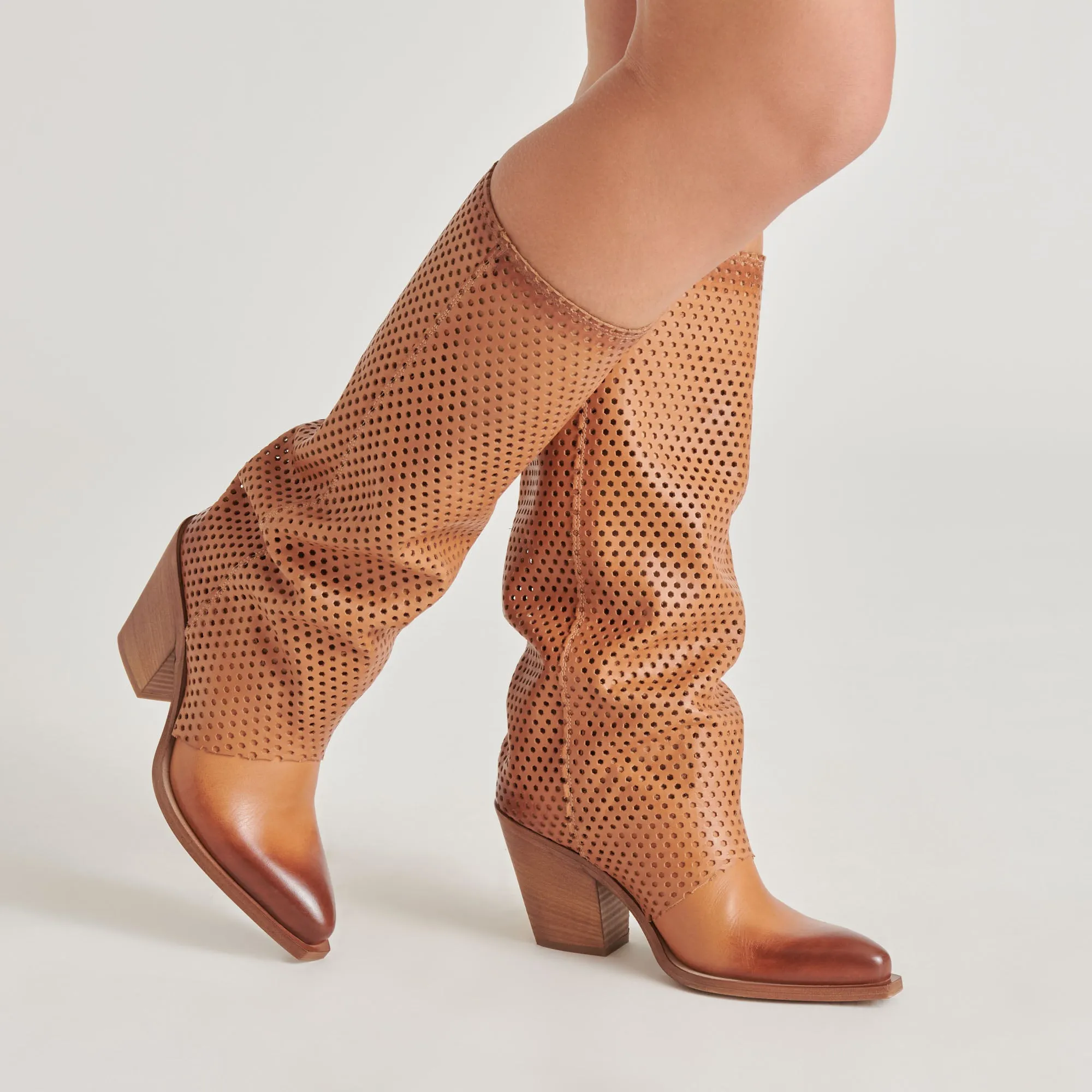 BOONE BOOTS COGNAC LEATHER Vulcanized Sole Tech Smooth Zone