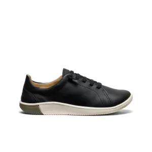 Women's KNX Leather Sneaker  |  Black/Star White Daily Slip On
